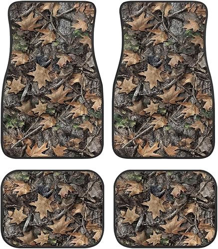 Miniatura 23 de Yewattles - Set de 4 alfombrillas para auto con estampado de rosa roja, delanteras y traseras, antideslizantes, ajuste universal para sedán