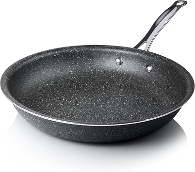 28cm - GRANITE ROCK Non-stick, No-warp, Mineral-enforced Frying Pans PFOA and PFTE-Free As Seen On TV 28cm