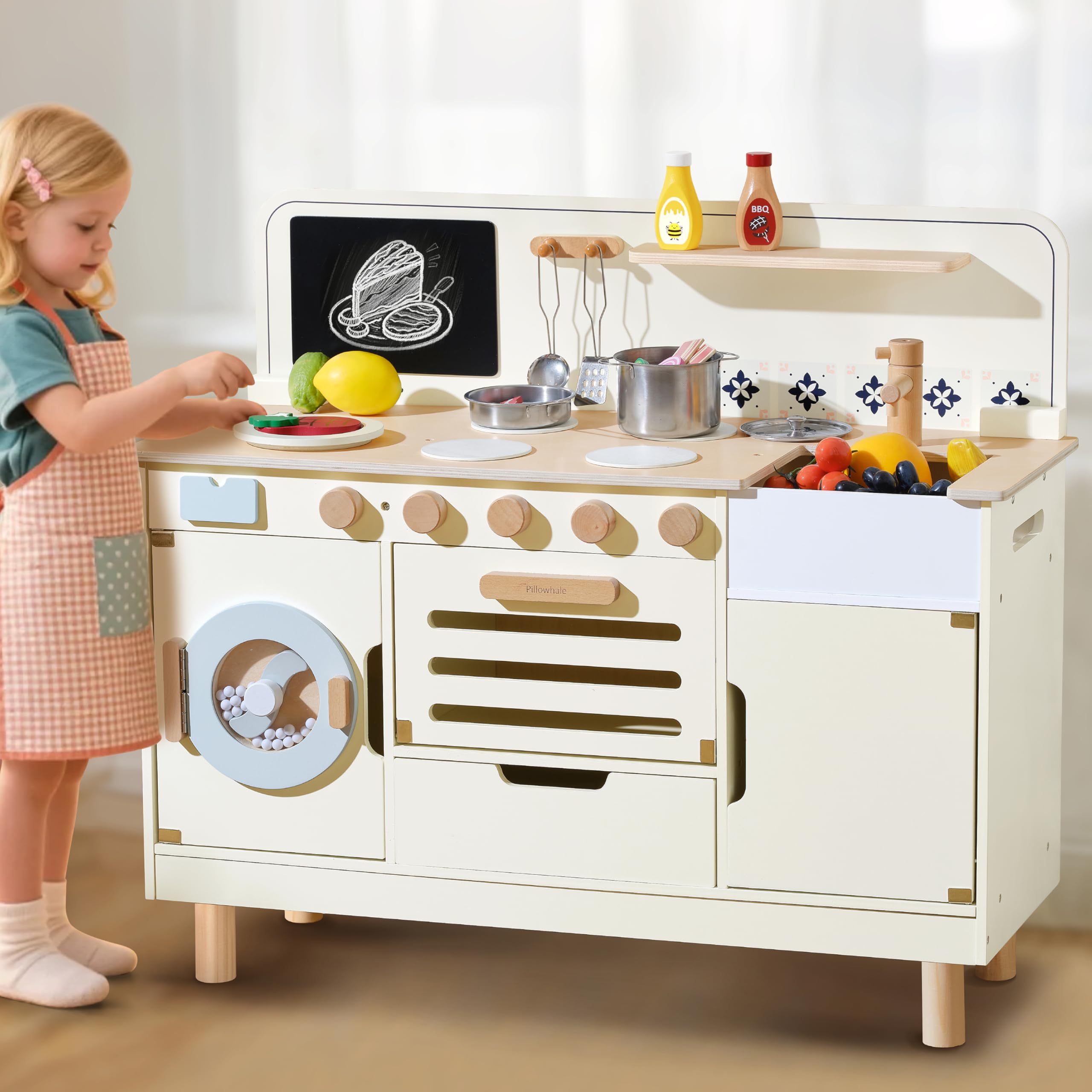 Cocina de juego de madera 7