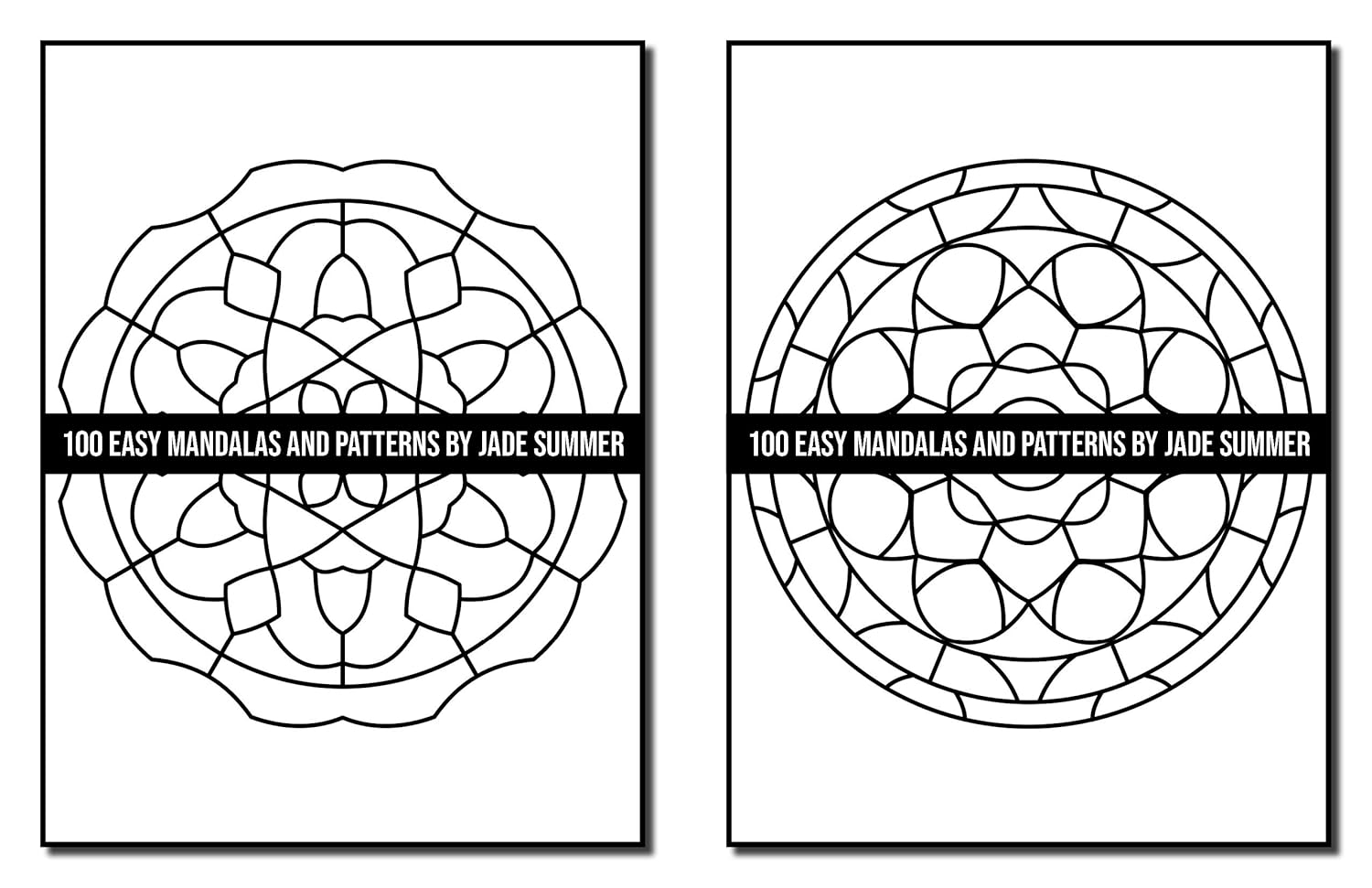 100 Easy Mandalas and Patterns: A Mandala Coloring Book for Adults with Fun, Simple, and Relaxing Coloring Pages (Easy Coloring Books) - Image 20