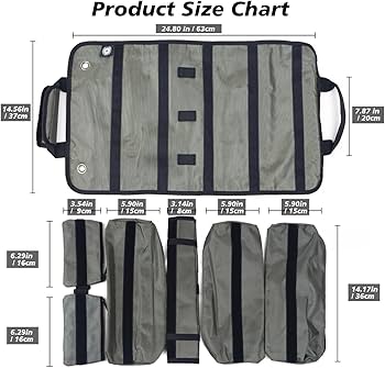 Amazon.com: Antenna Roll Bag for Ham Radio – GR-ARB01 Brown