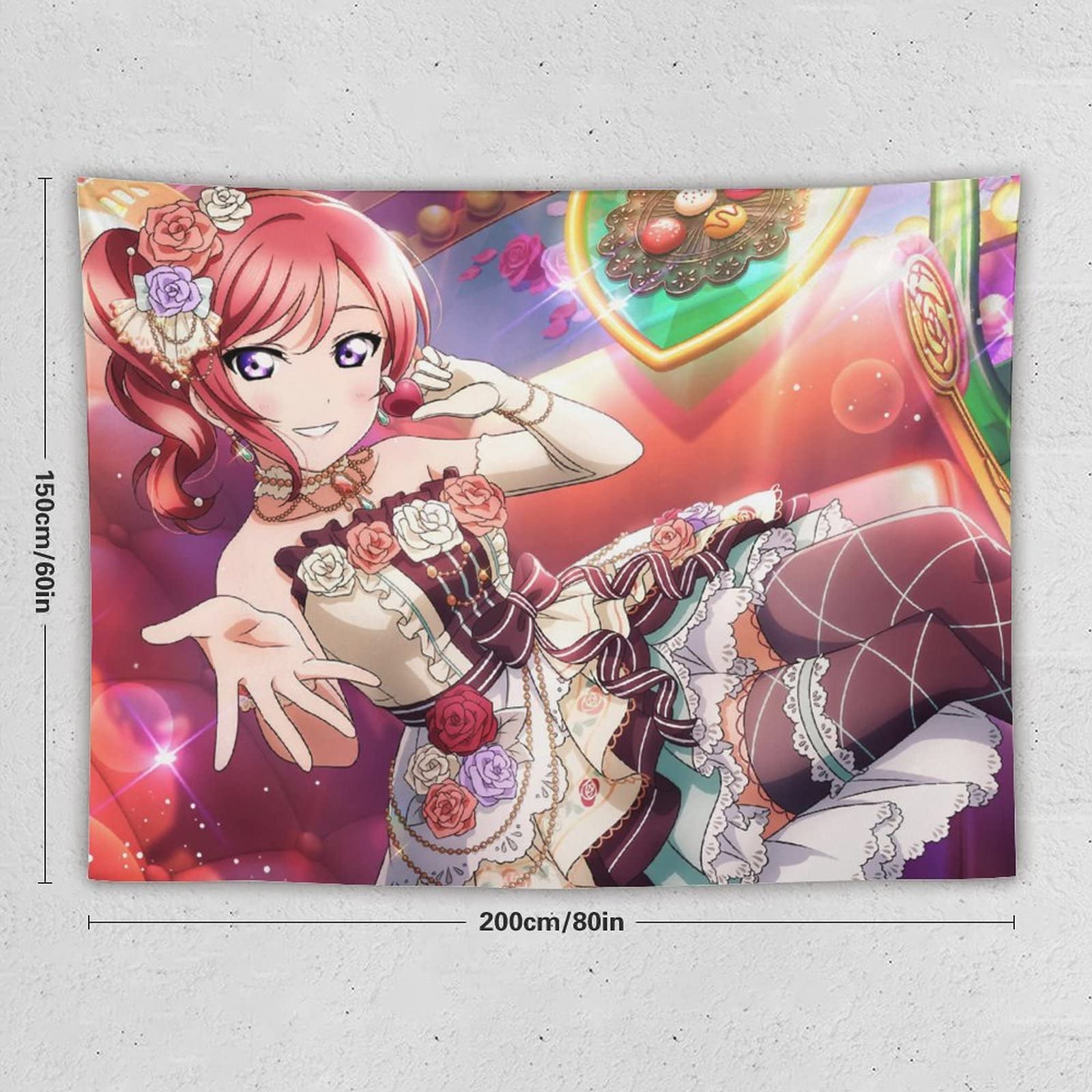 Amazon.co.jp: ラブライブ スクスタ 西木野真姫 タペストリー 壁飾り 