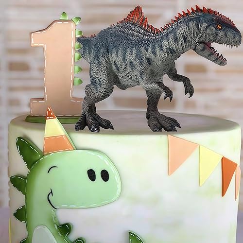 Vista 8 de Gemini&Genius Giganotosaurus - Juguete de dinosaurio para niños, juguete de dinosaurio Giganotosaurus, figura de acción de dinosaurio realista