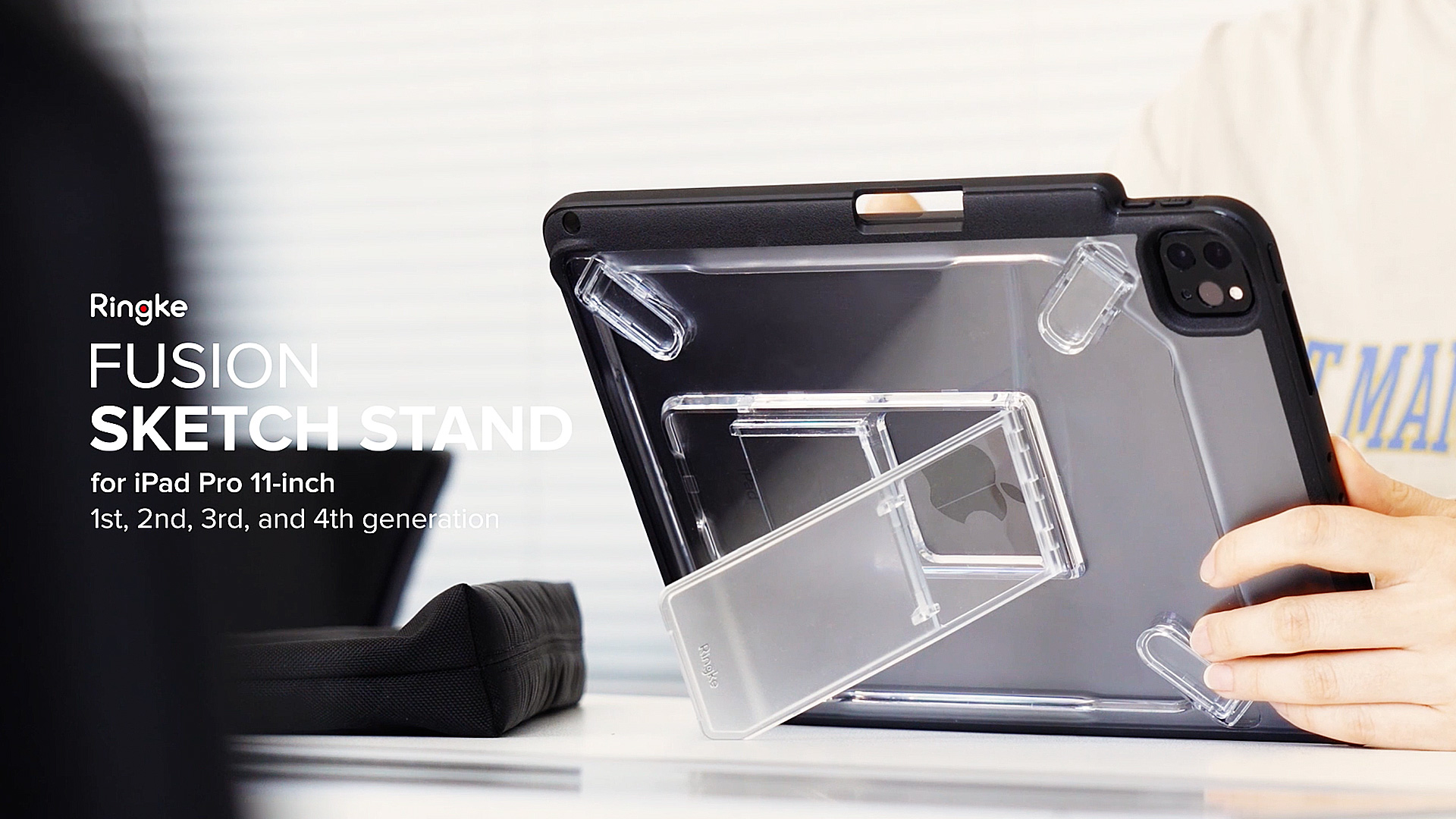 Amazon.com: Ringke Fusion Sketch Stand for iPad Air 13 Inch Case