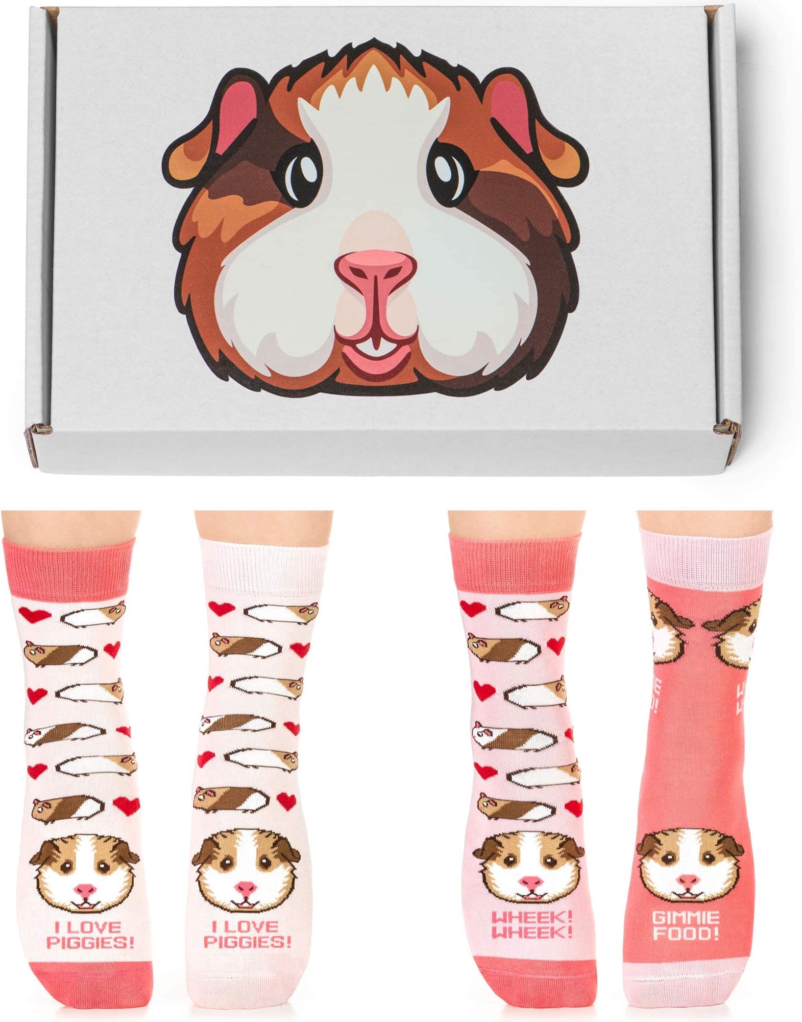 Petsy Cute Funny Socks for Women Men Boys and Girls, Colorful Animal Cotton Crew Socks, Fun Gifts