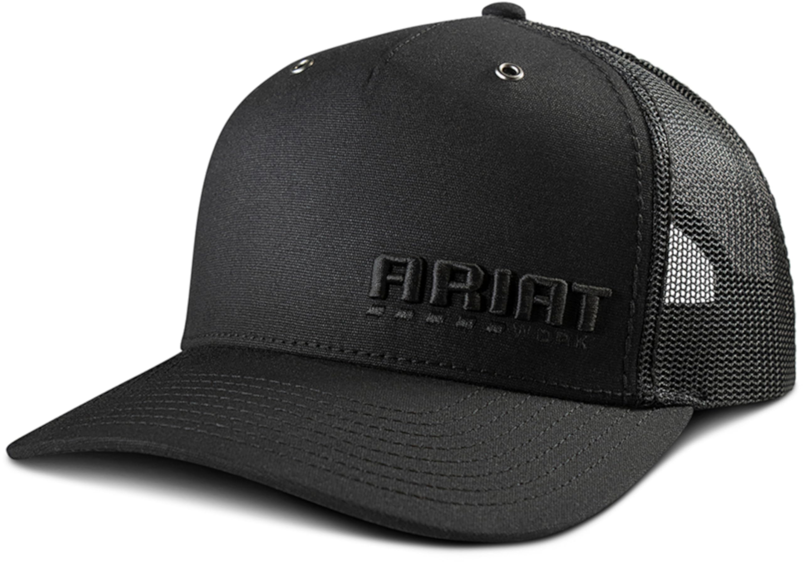 Ariat Men's Black Richardson 112 Cap Snap Back Embroidered A290001501