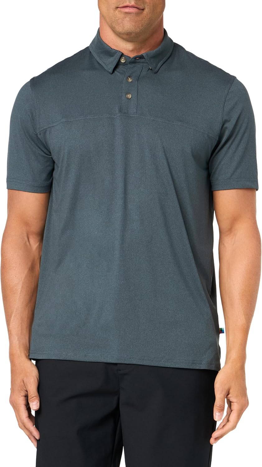 Unionbay Men's Short Sleeve Tech Sanded Jersey Polo