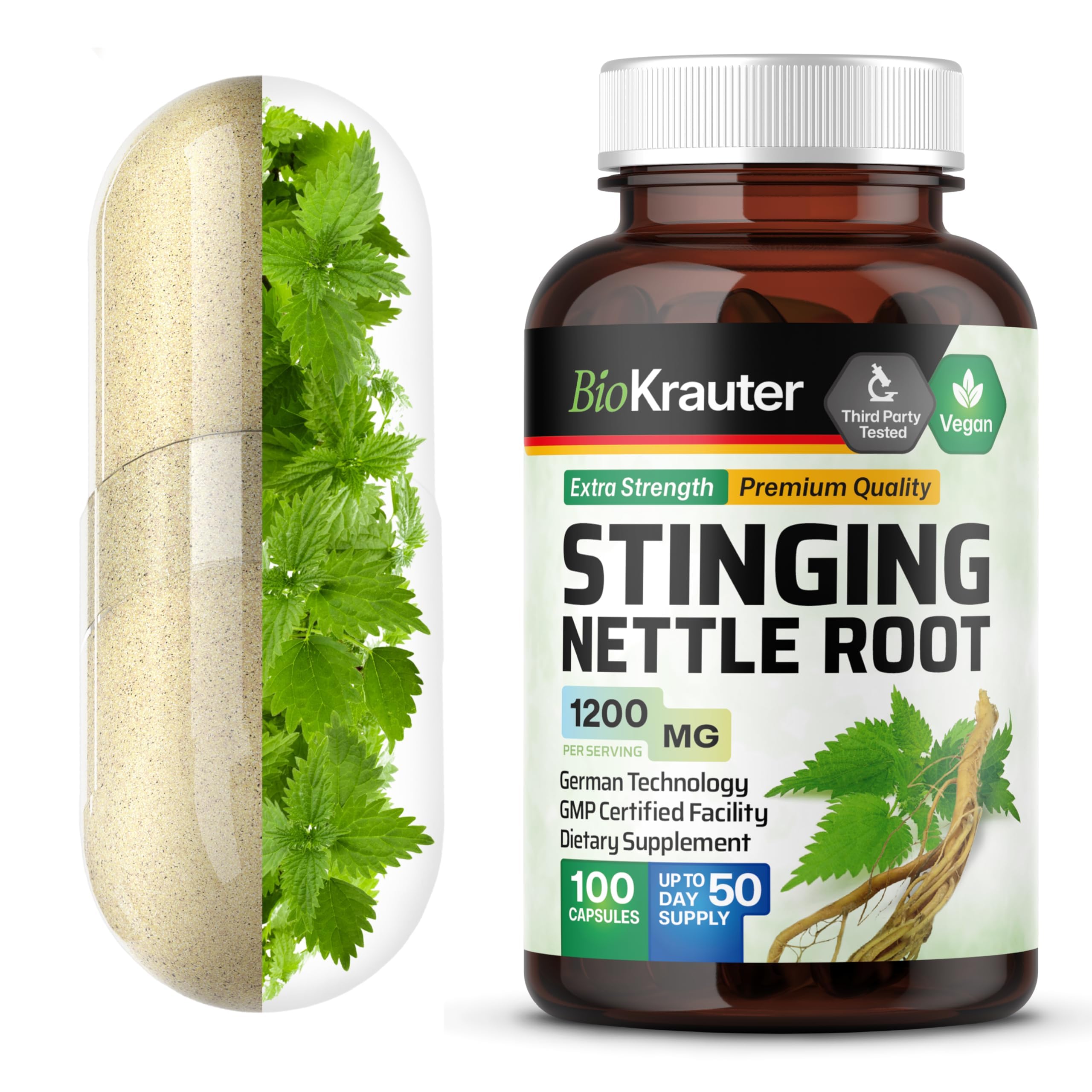 BIO KRAUTER Stinging Nettle Root Capsules