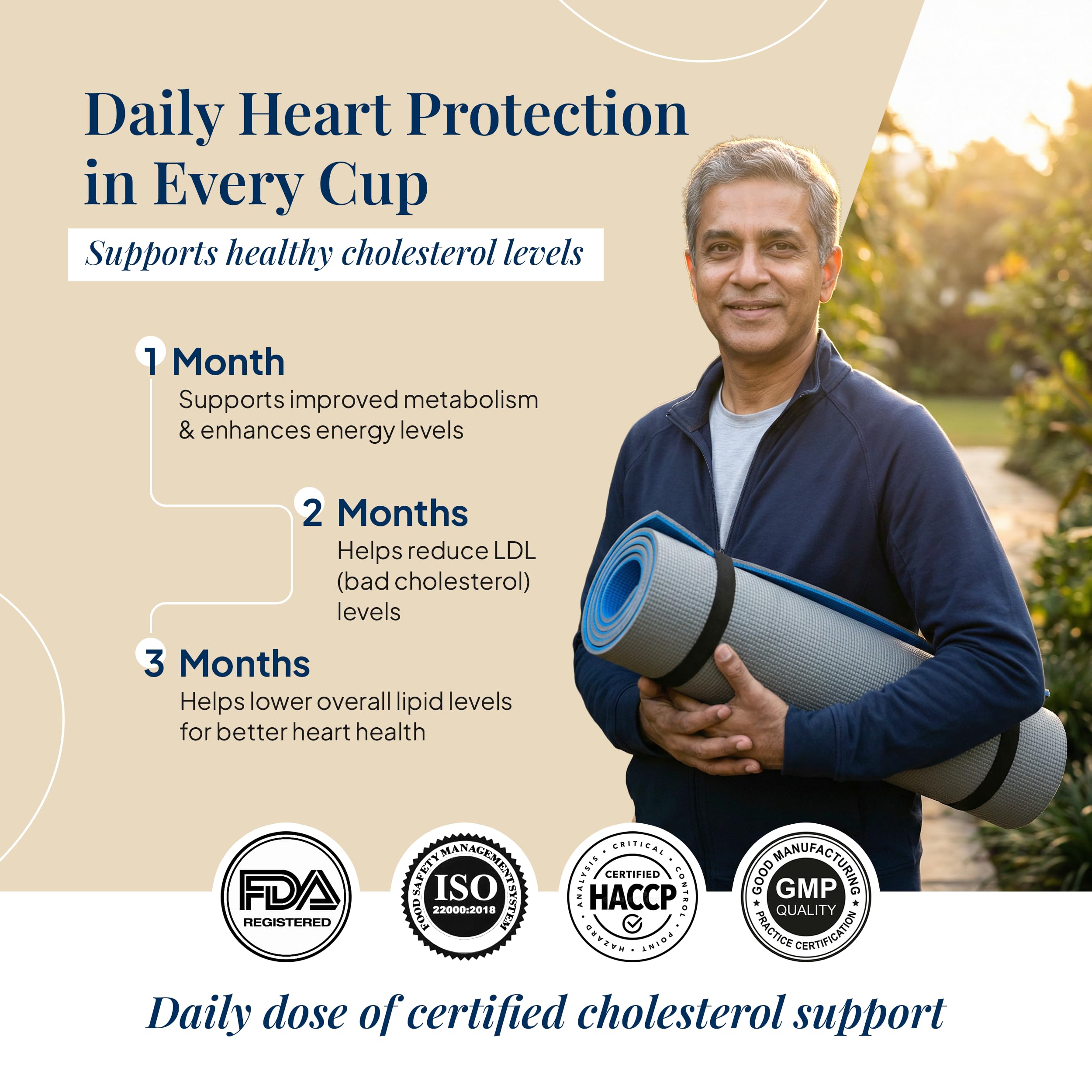 Cholesterol Care Tea, 100 Gms | Natural Ayurvedic Herbal Blend for Heart Health, Detox & Daily Wellness | Health & Liver Support | No Added Sugar & Artificial Flavours — Amazon image 5