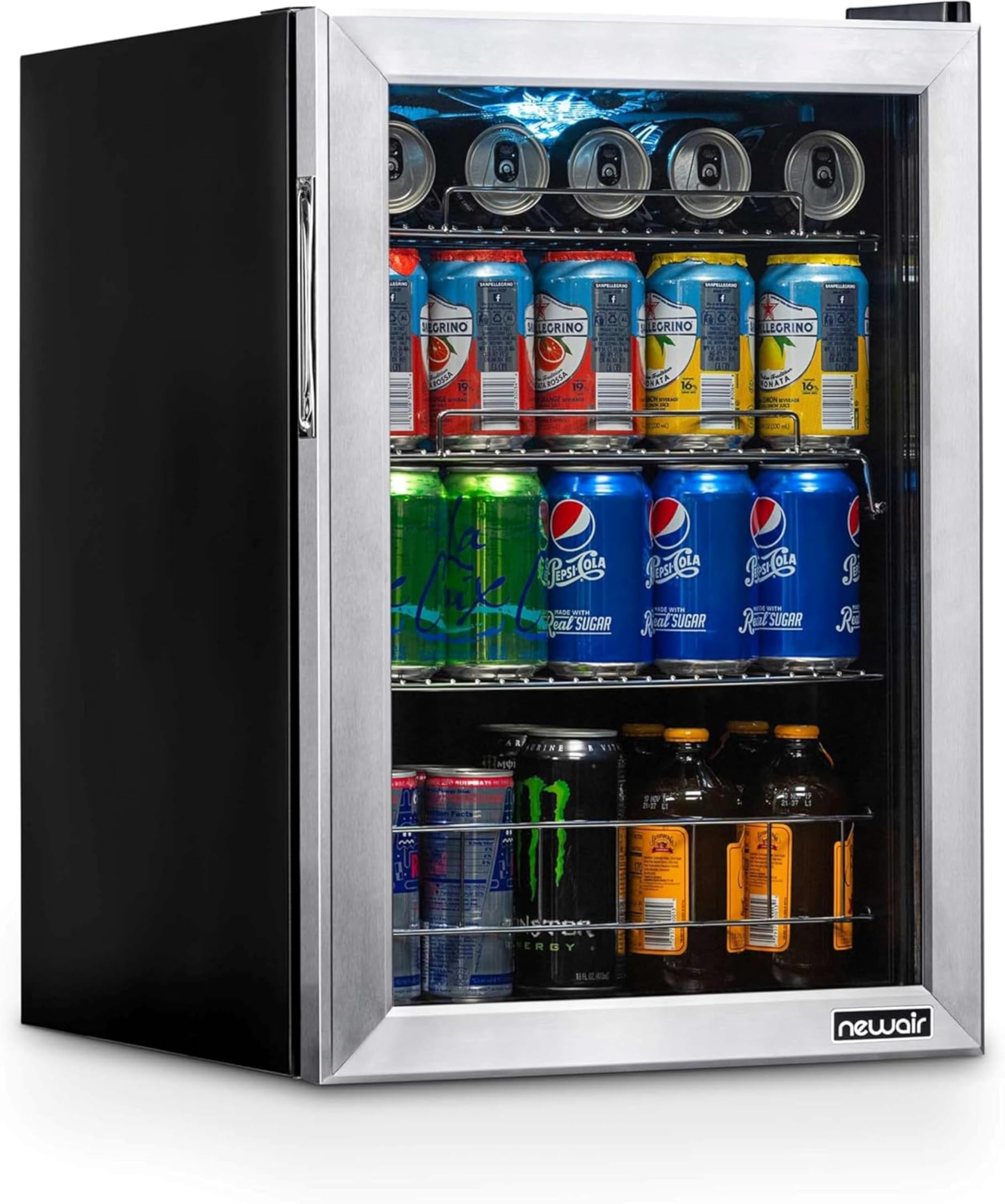 早い者勝ち、送料込キャスター付 RedBull 冷蔵庫 缶クーラー Amazon.co.jp: ニューエアー ビバレッジクーラー 84缶 冷蔵庫 NewAir