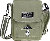Vista 1 de DOOG Walkie Bag - Bolsa ajustable para golosinas para perros con bolsa de caca y compartimentos para botellas de agua, ajuste cómodo para uso Verde