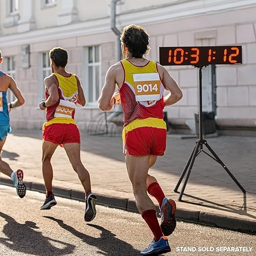 Miniatura 5 de Meister GoHard XL - Reloj de gimnasio para interiores y exteriores, temporizador de carrera e intervalos