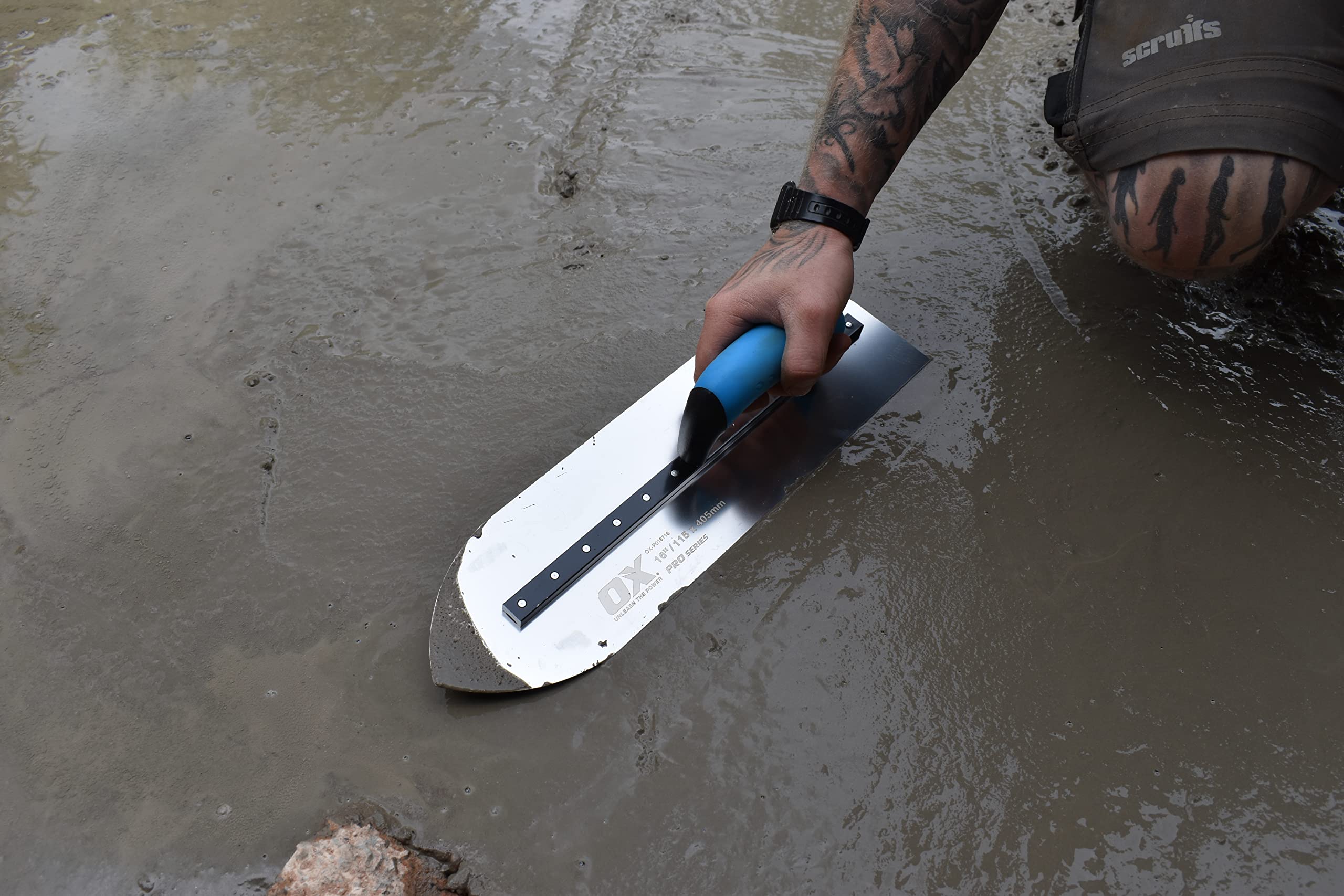 OX Pro Pointed Flooring Trowel - 16" / 400mm