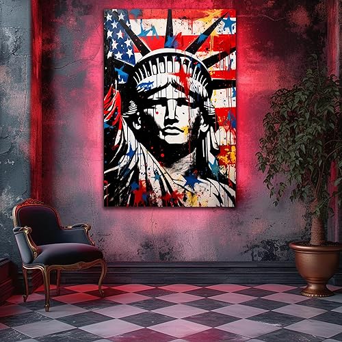 Miniatura 99 de ANRUOXI Graffiti - Lienzo decorativo para pared, diseño abstracto retro, pintura urbana moderna, póster de decoración de pared de zapatos para