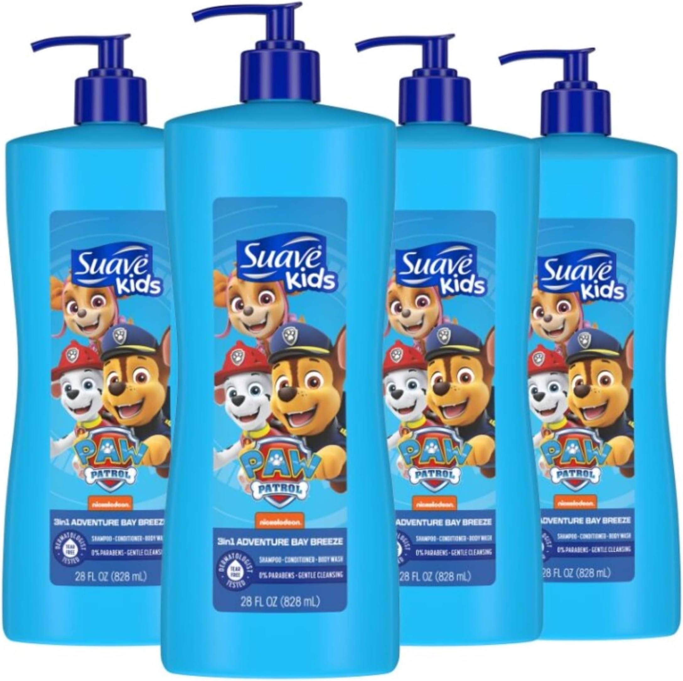 Kids 3 n1 Body Wash & Shampoo Paw Patrol 28 oz(Pack of 4)