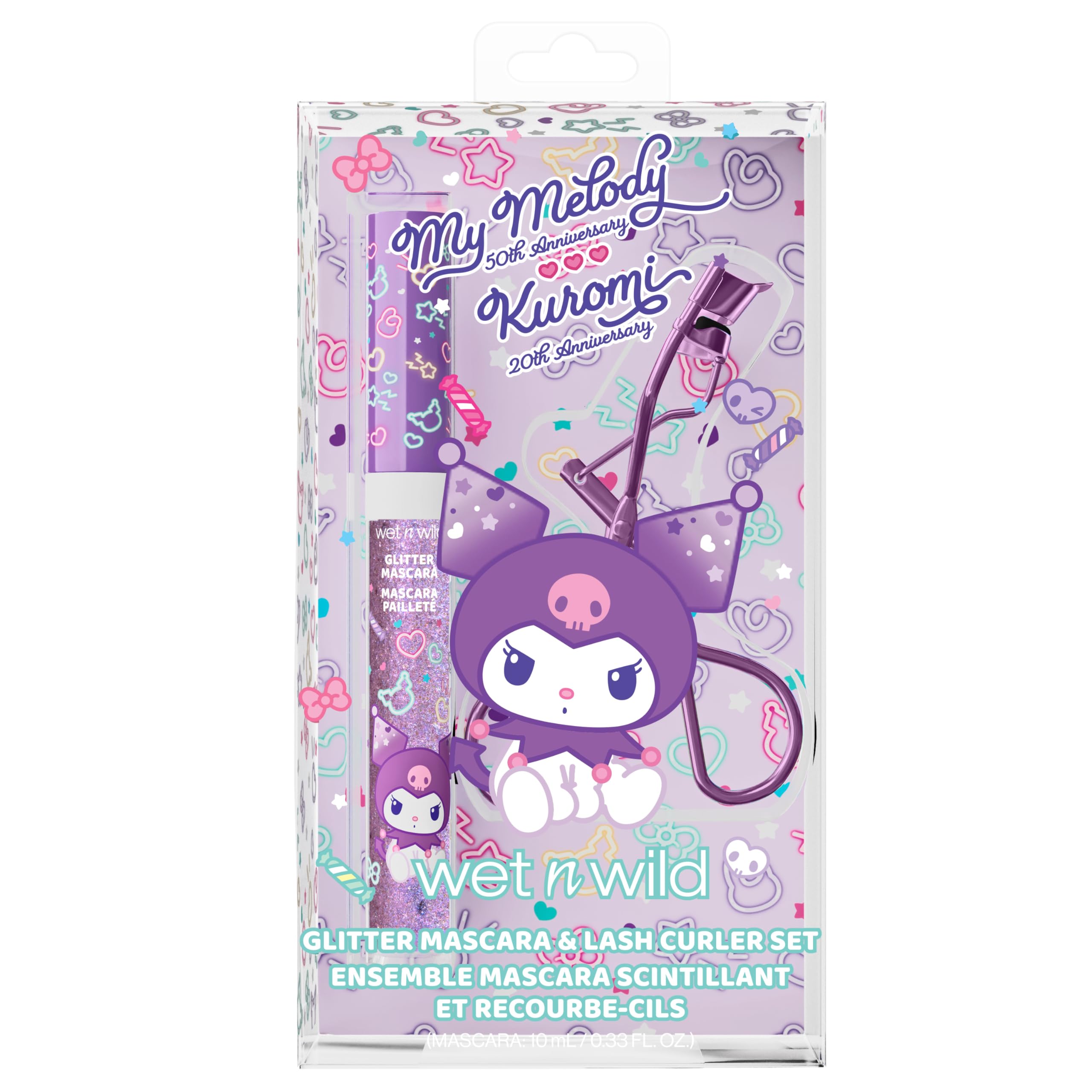 Amazon.com : wet n wild My Melody and Kuromi Glitter Mascara