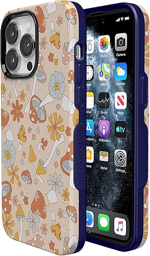 Vista 1707 de Casely - Funda para iPhone 14 Pro Max, Viva La Vida, Frida Kahlo Floral Collage, compatible con MagSafe 10 Frida Kahlo Viva La Vida Collage