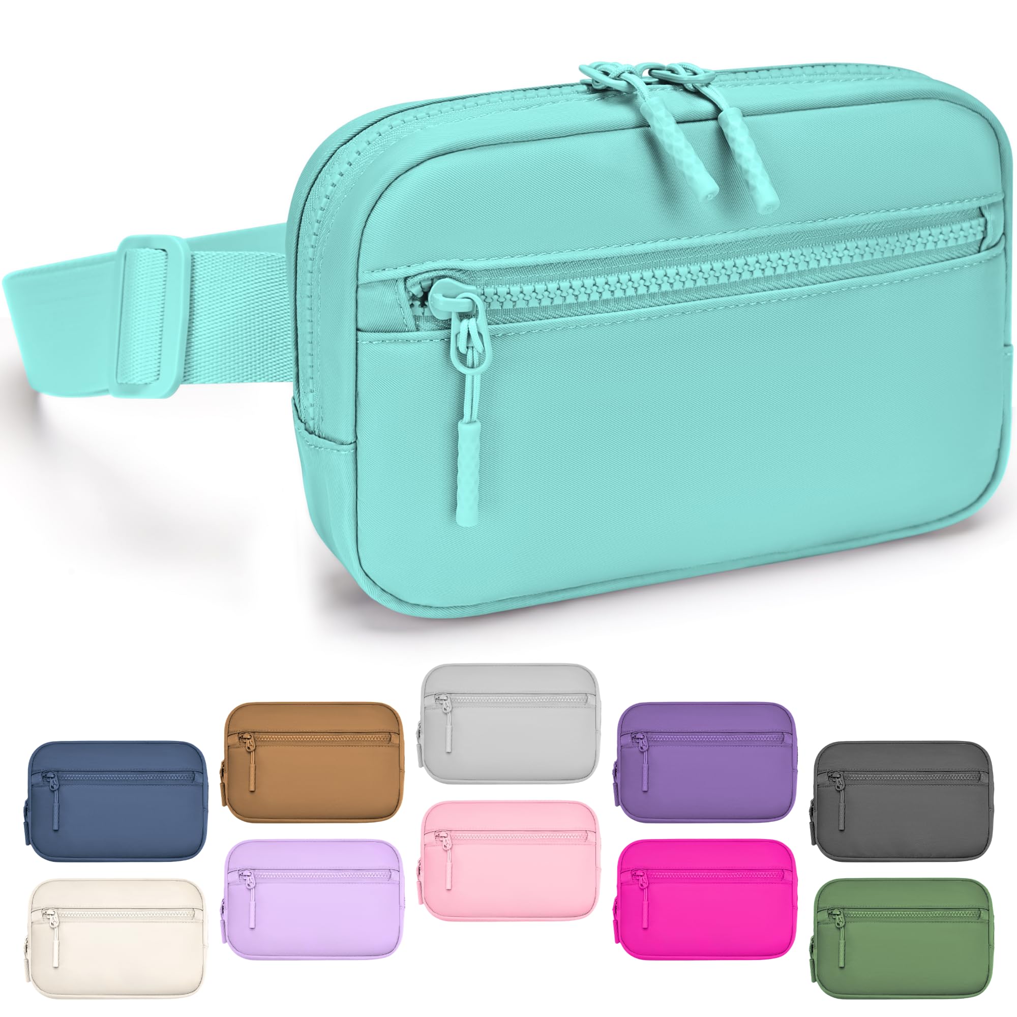 FORZAROCKET Plus Size Fanny Pack, 70-Inch Extended Strap Belt Bag, Crossbody Sling for Women & Men