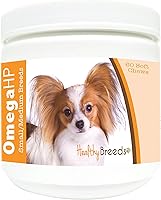 Vista 92 de Healthy Breeds Schnauzer en miniatura Omega HP Ácido graso para piel y pelaje Masticables suaves 60