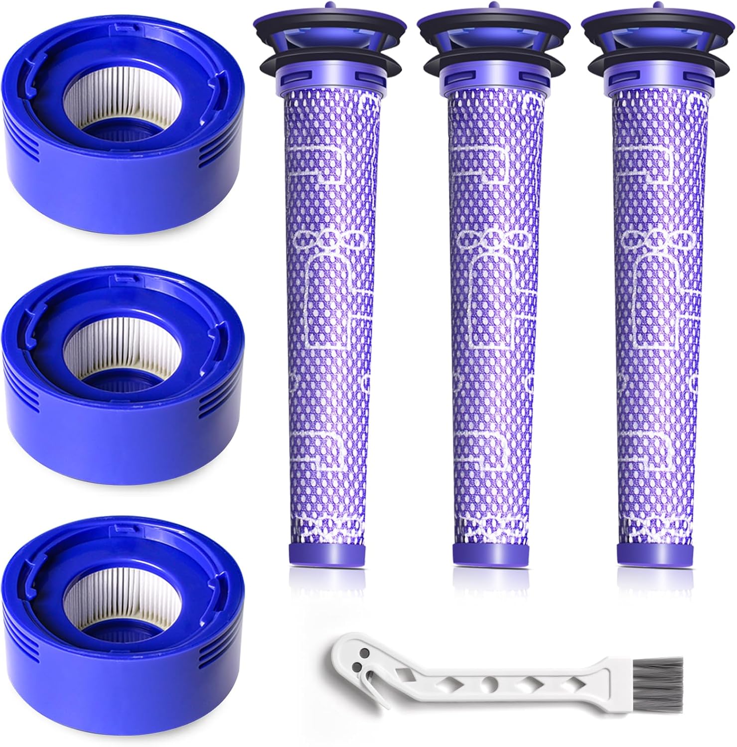 OTTWL 3 Packs Vacuum Filters Replacement Parts Compatible with Dyson V11 Torque Drive V11 Animal V11 Complete V11 Extra V15 Detect V15s Detect Submarine Vacuums, Compare to Part 970013-02