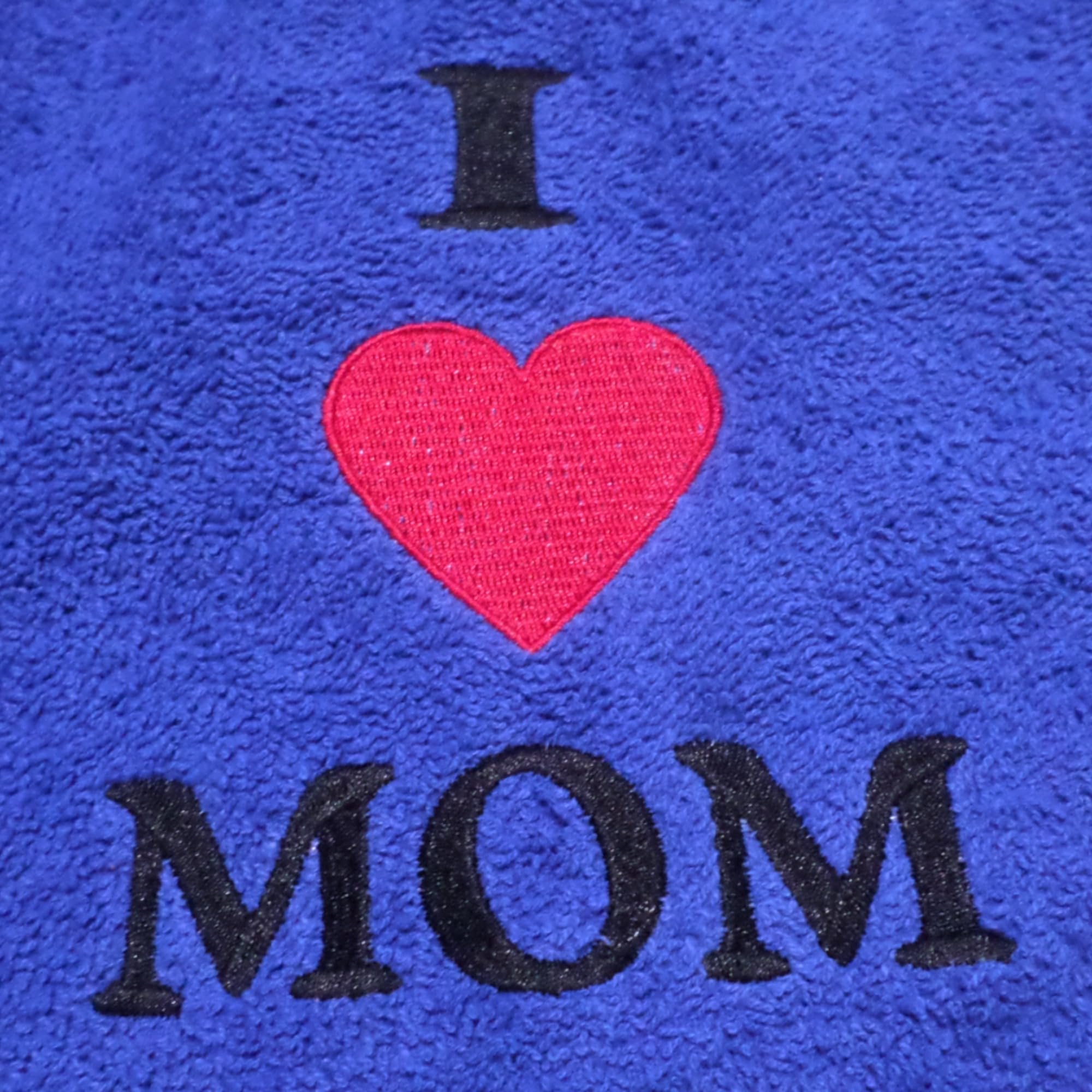 Pettorina personalizzata per cani che sbavano - I Love Mom - materiale impermeabile di alta qualità - laccetto da collo super confortevole e regolabile - cane Terranova, San Bernardo - elegante