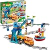 LEGO DUPLO Cargo Train Complementary Educational Toy Making Set Compatible with DUPLO Sets for Children Ages 10875-2 and Over 105 Pieces