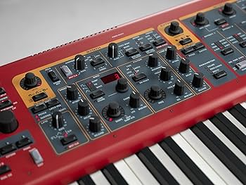 Amazon.com: Nord Stage 2 EX HP76 76 鍵錘動作便攜式鍵盤,附LED 拉繩