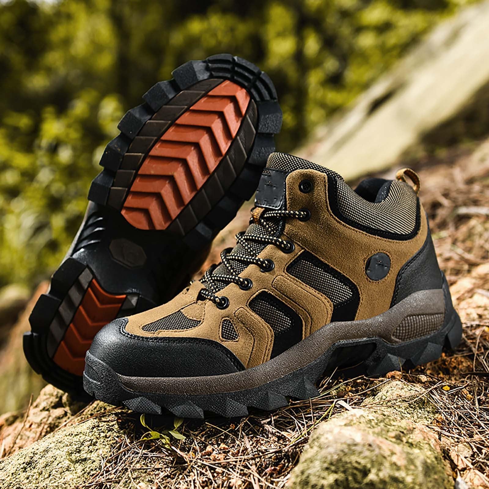 Zapatos de senderismo transpirables de malla de verano para hombre, zapatos de senderismo cómodos, zapatos de viaje al aire libre, zapatos deportivos informales, antideslizantes, zapatos de