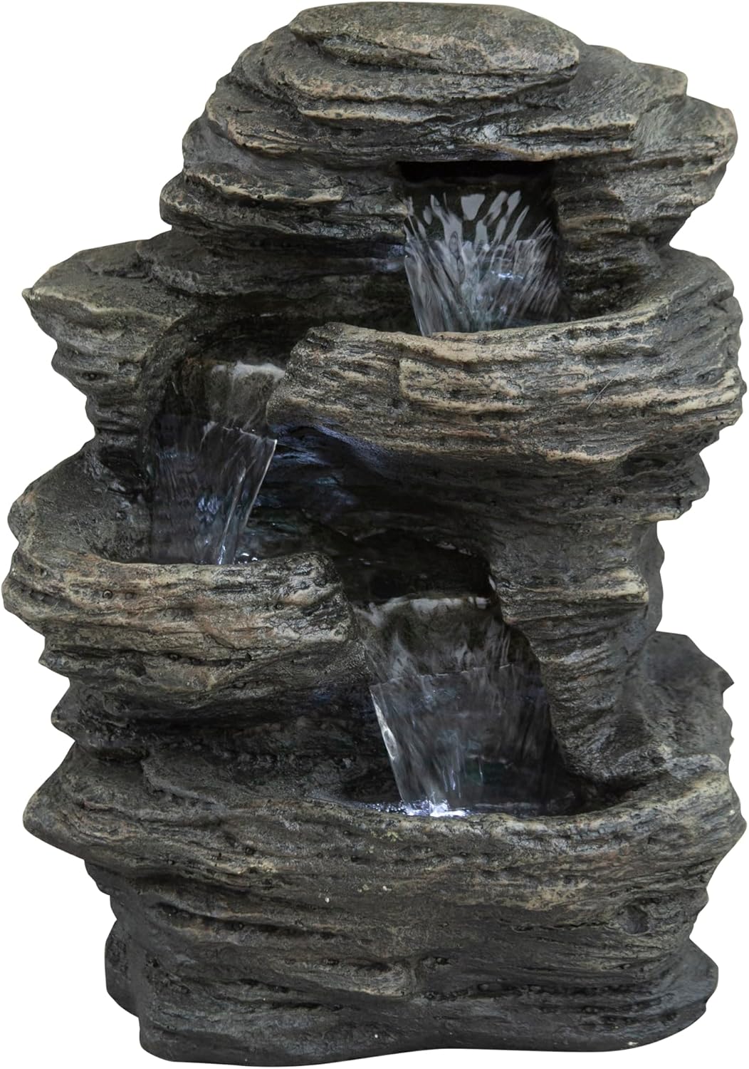 Hi-Line Gift Ltd Rock 4-Level Fountain