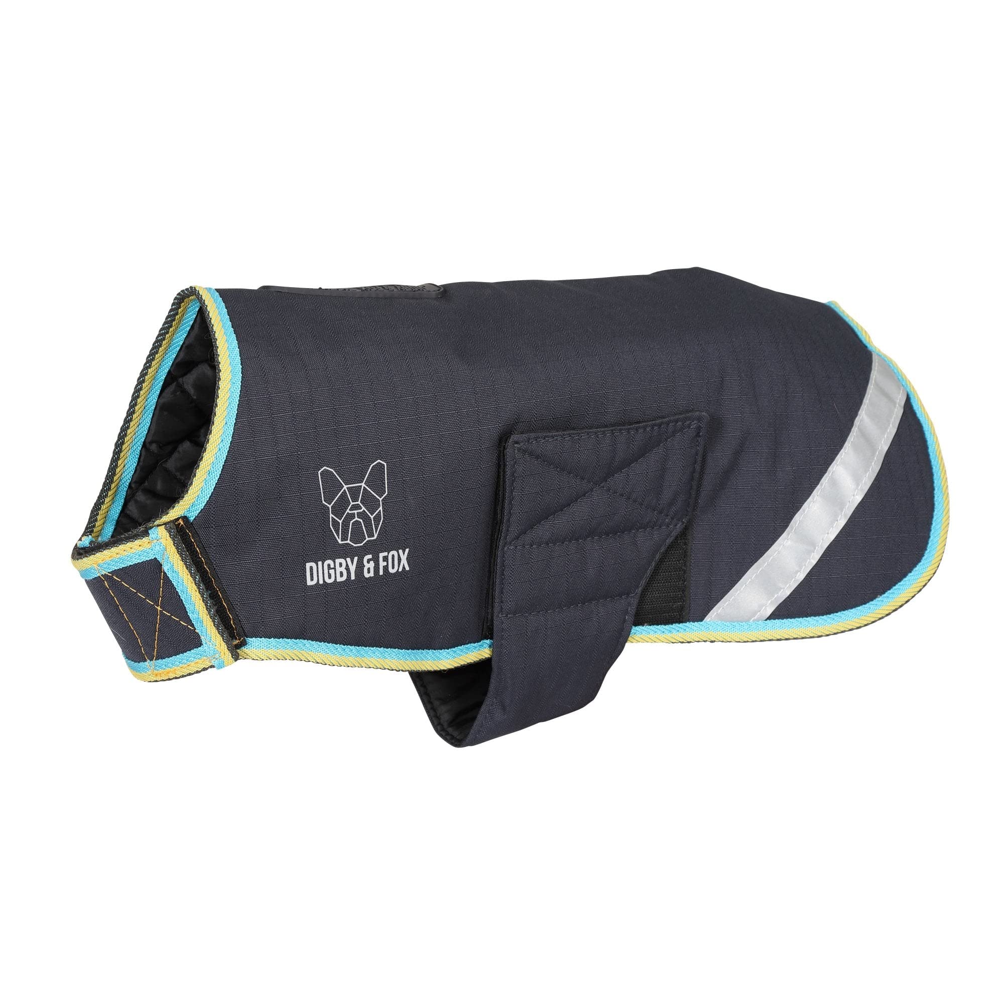 Shires Digby & Fox Waterproof Dog Coat - Grey Medium