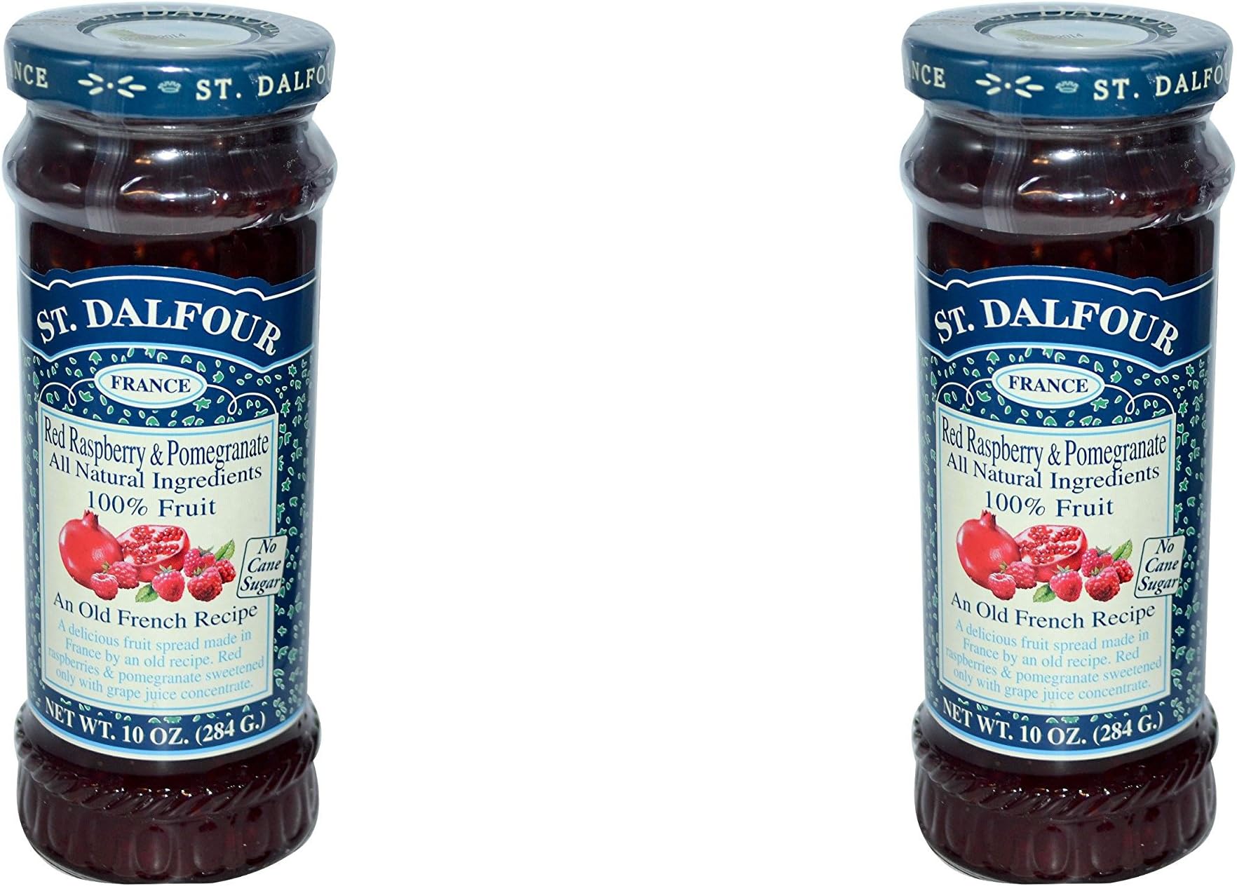 (2 PACK) - St Dalfour Raspberry & Pomegranate| 284 g |2 PACK - SUPER SAVER