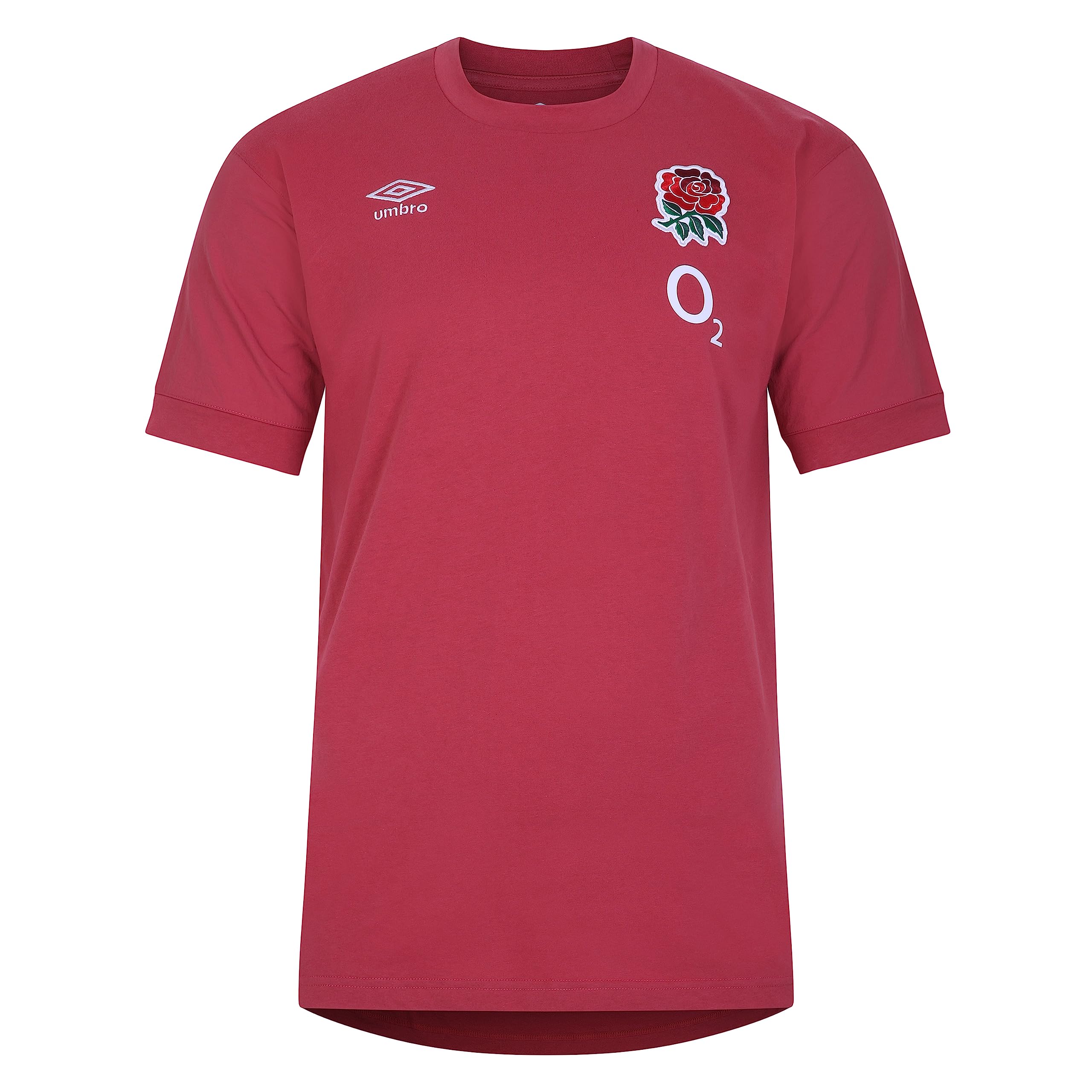 Umbro 99015u Maglietta, Rosso Terra, L Uomo