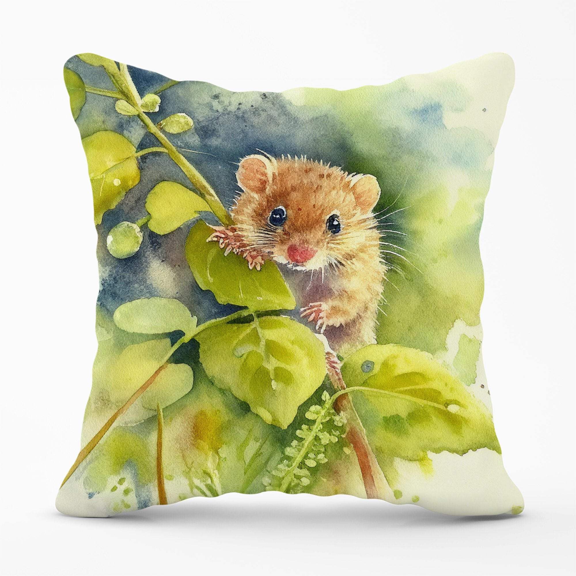 Warren Reed - Designer Dormouse Watercolour Cushions 45Cm X 45Cm