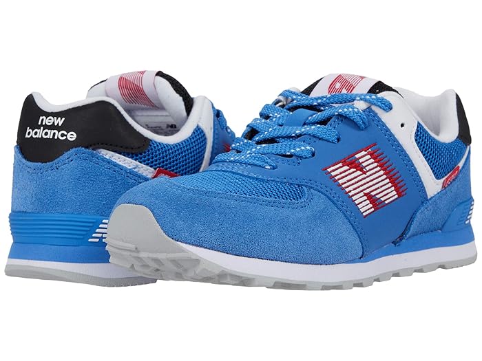 new balance 574 black with faded cobalt