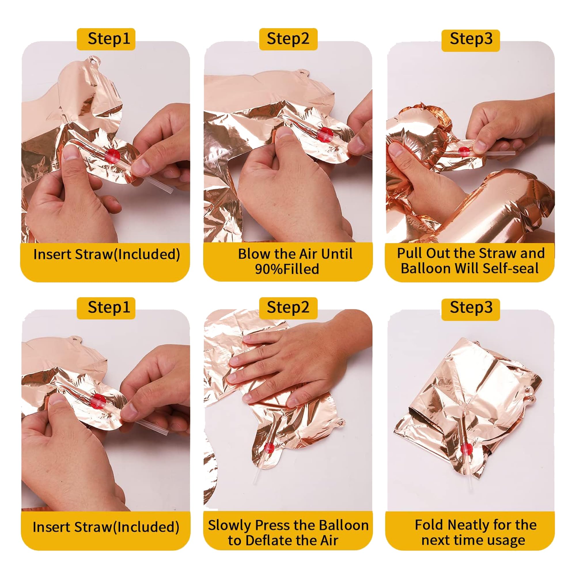 Hen Party Balloons Decorations Set, 49 Pieces Wedding Decoration Rose Gold Bride to Be Banner Sash - Image 4