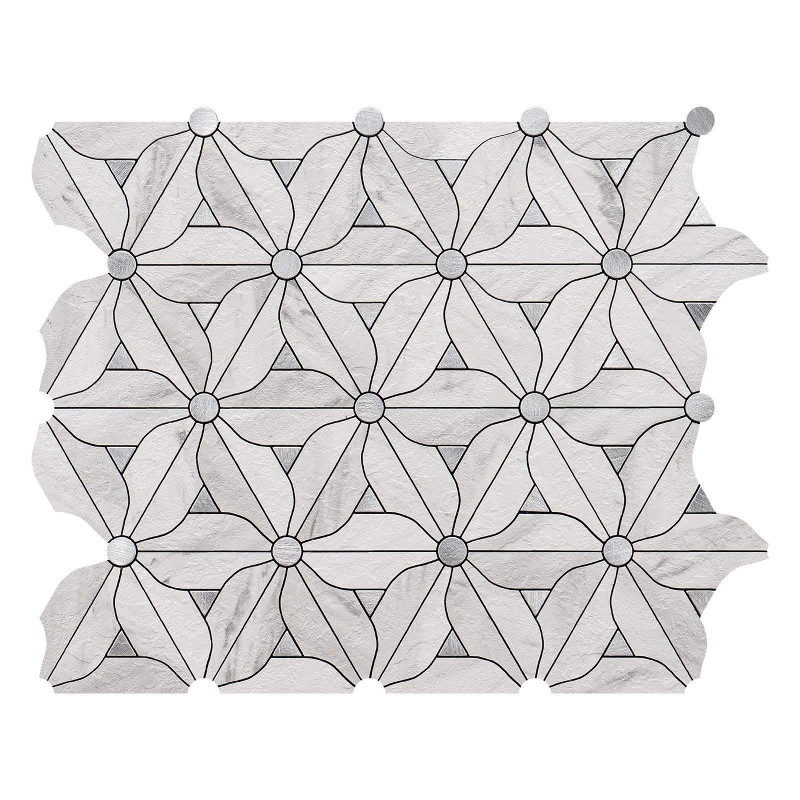 Crédence premium en carreaux muraux en PVC pour dosseret de cuisine chic