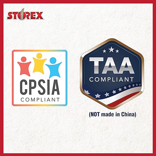 Miniatura 4 de Storex Tapa y tapa, se adapta a cubos pequeños (contenedores se venden por separado), 12.2 x 7.8 x 1 pulgada, paquete de 5, translúcido (62402A05C)