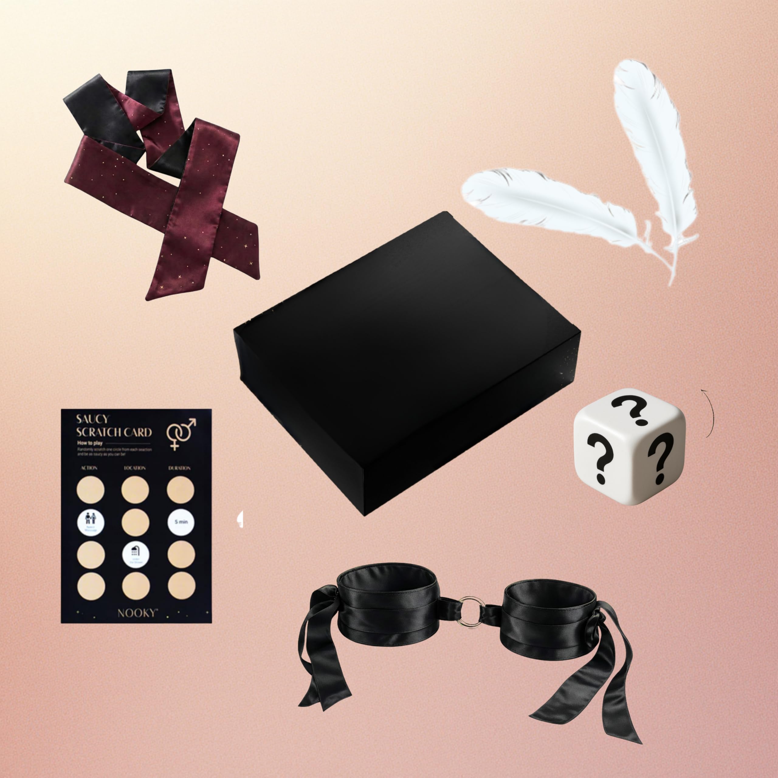 Nooky Dare Box 5 items in 1 Gift Box | Perfect for Gifting | Valentines Day Gift | Anniversary Gift-image-11