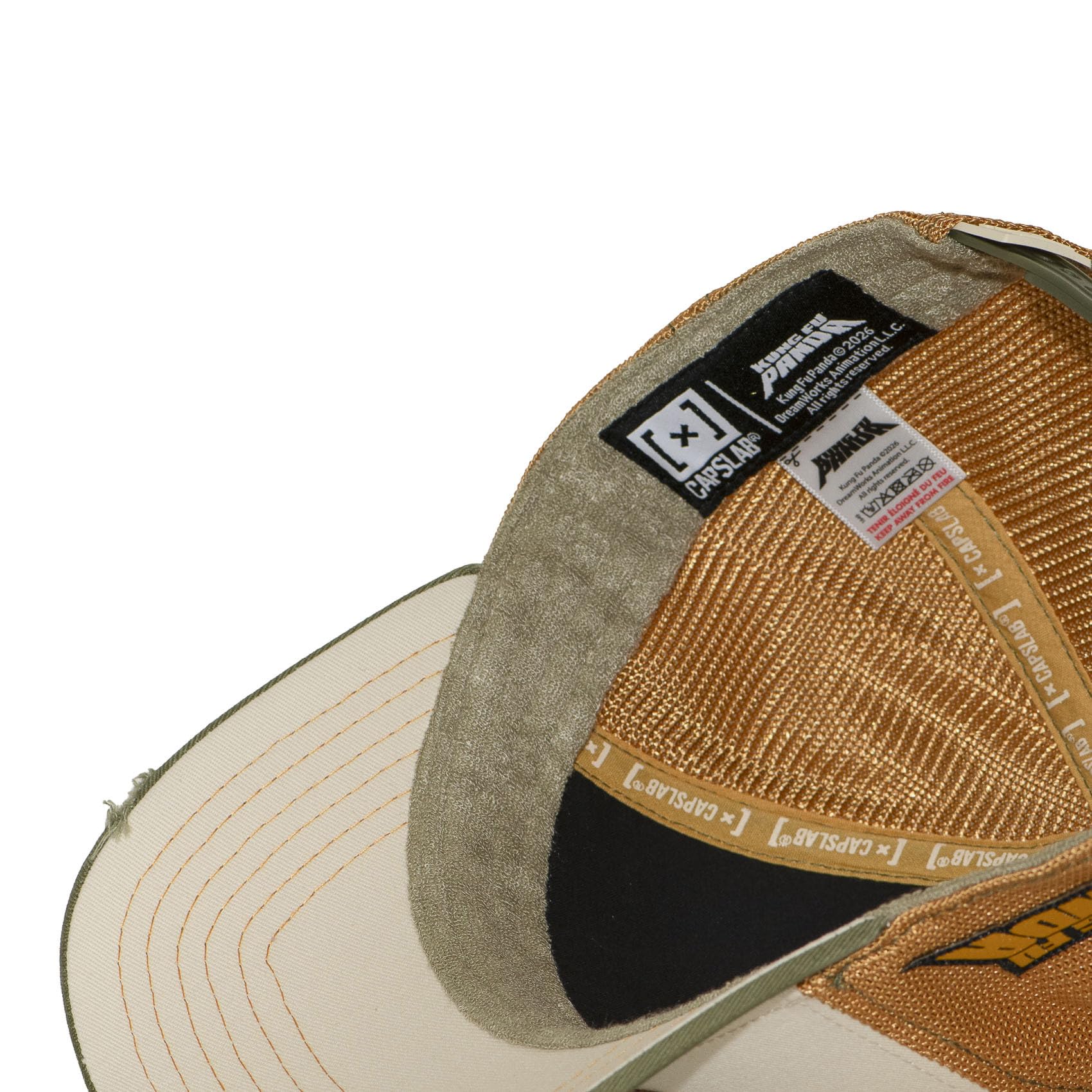 Capslab Casquette Homme & Femme, Casquette Trucker Kung Fu Panda, Ajustable par Snapback
