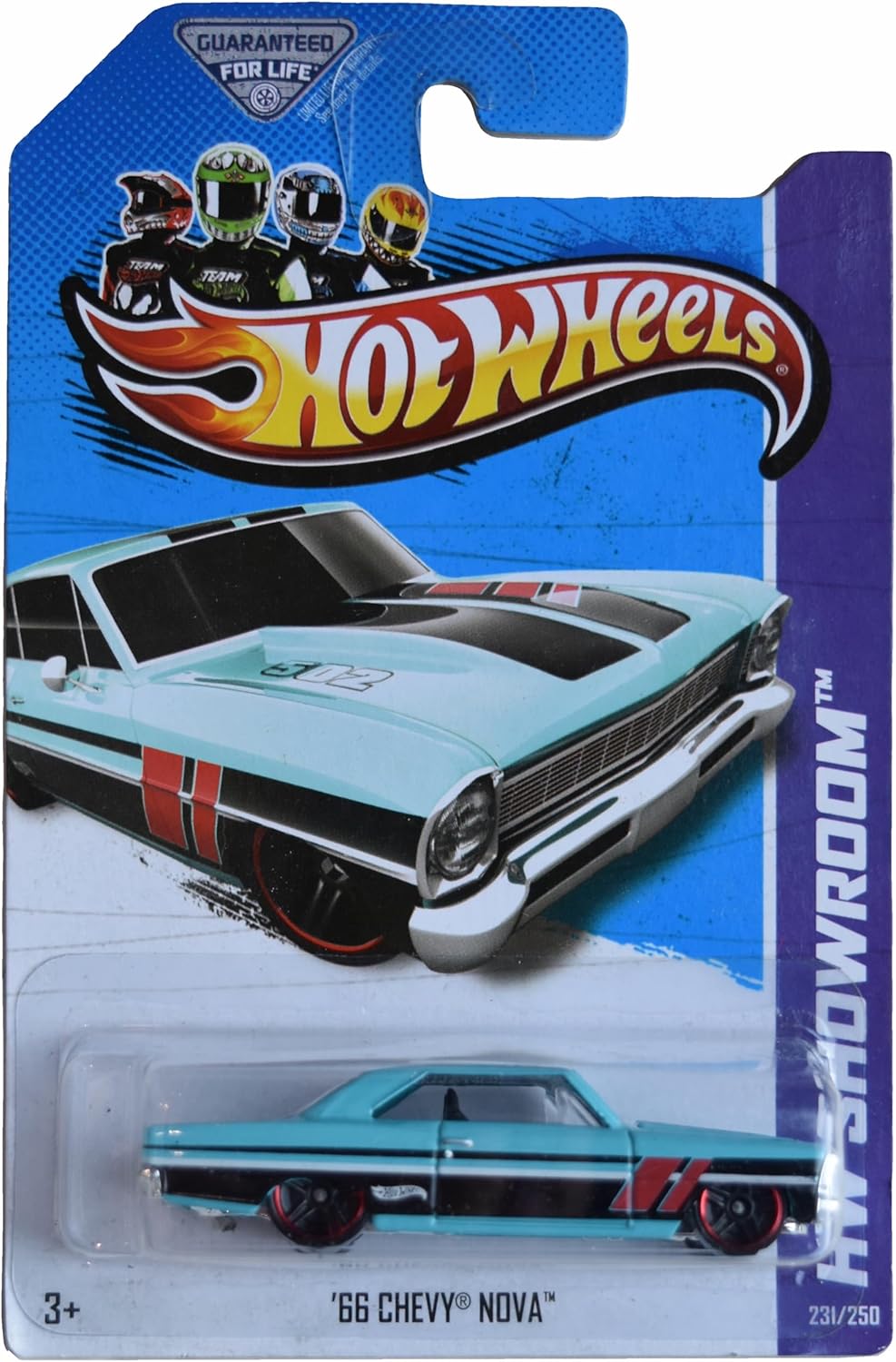 Hot Wheels '66 Chevy Nova, HW Showroom 231/250 [Teal]