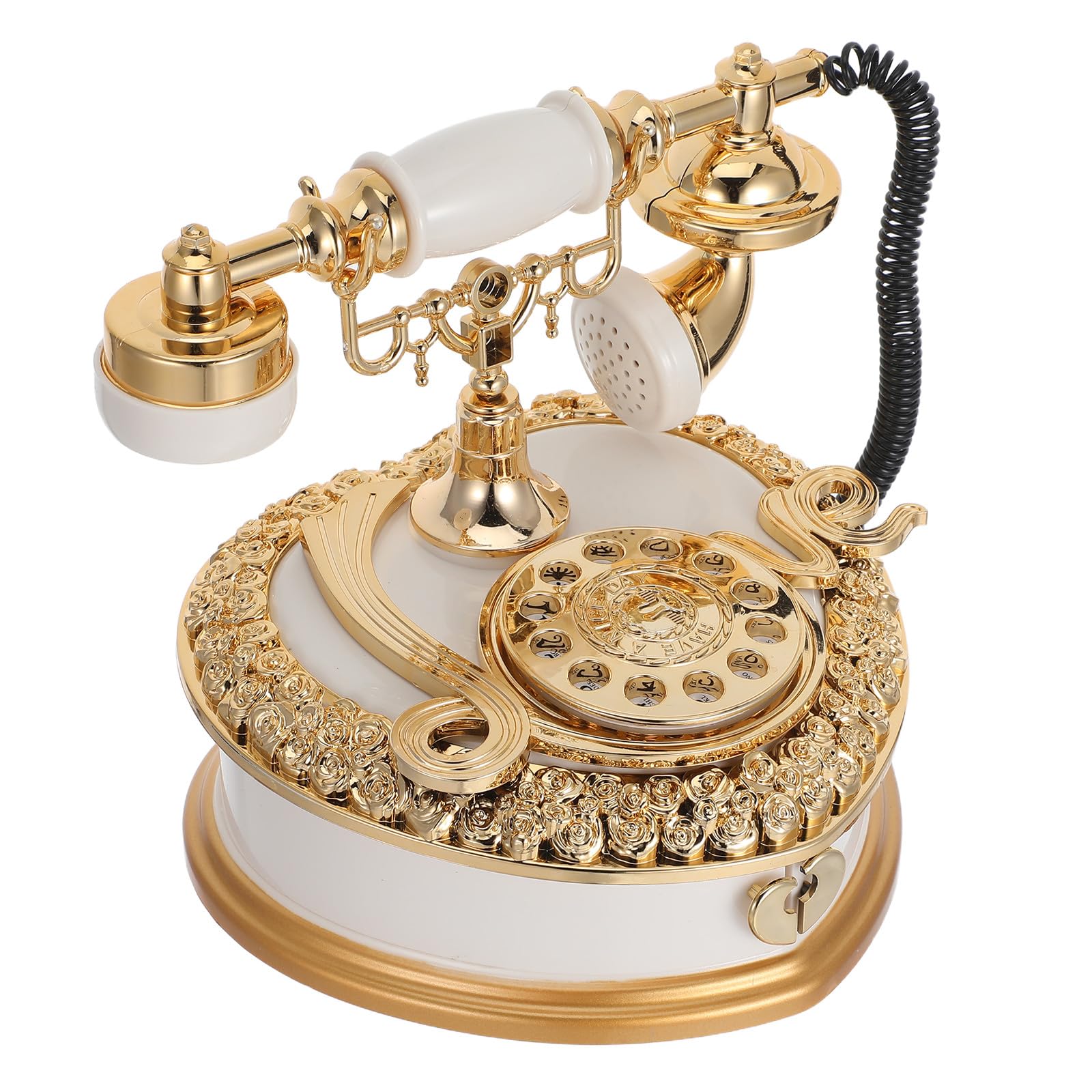 BESPORTBLE 1pezzi Scatola Portaoggetti Musicale Telefono da Decorativa Scatola Musicale Versatile per Ufficio Scrivania e Libreria qualità