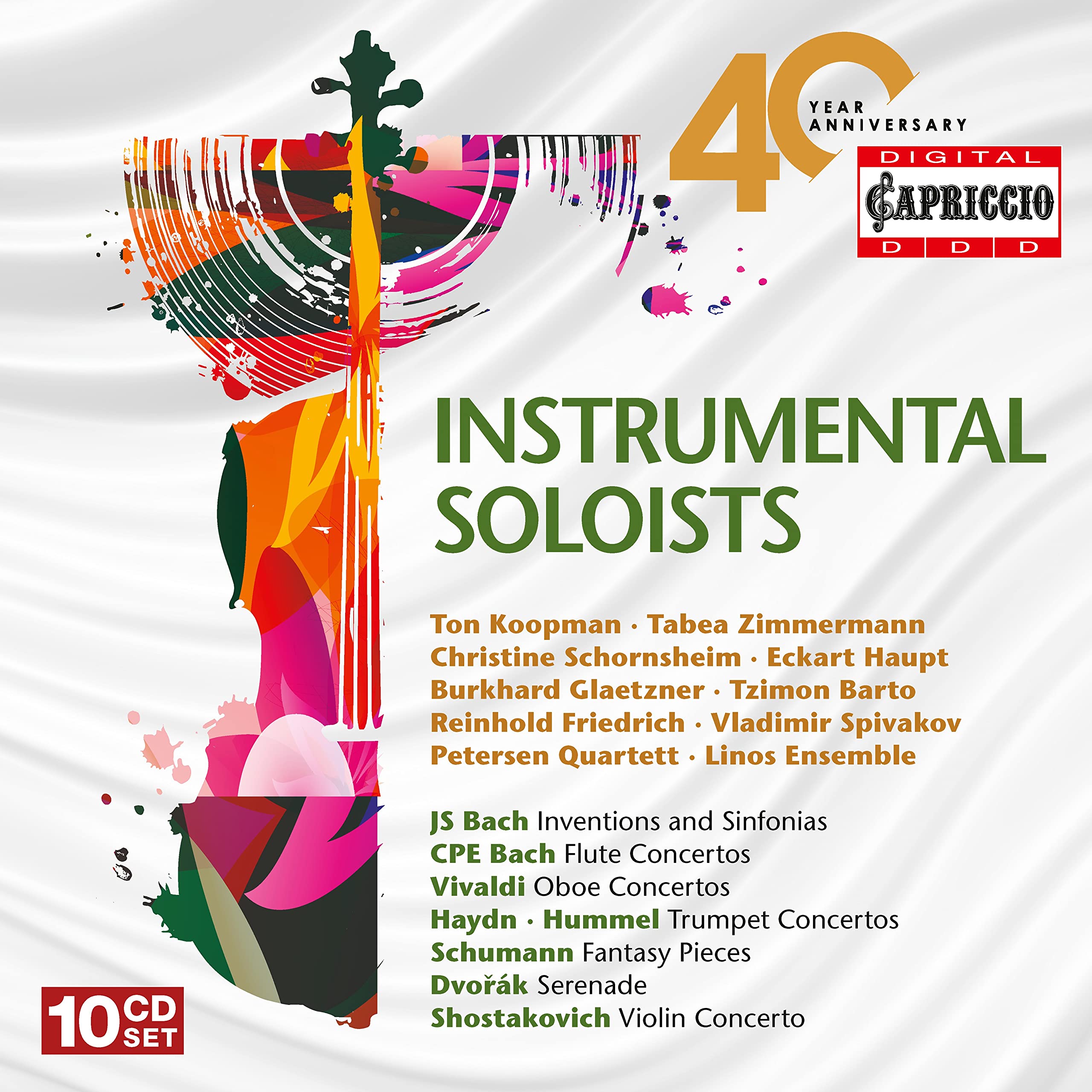 Instrumental Soloists for Capriccio's 40 Year Anniversary