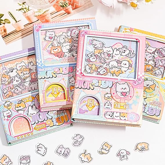 Cartoon Gachapon Themed Notebook 160 Pages Pocket Journal Writing Notepads for Daily Journaling Inspiration Aesthetic Travel Journal for Students
