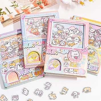 Cartoon Gachapon Themed Notebook 160 Pages Pocket Journal Writing Notepads for Daily Journaling Inspiration Aesthetic Travel Journal for Students
