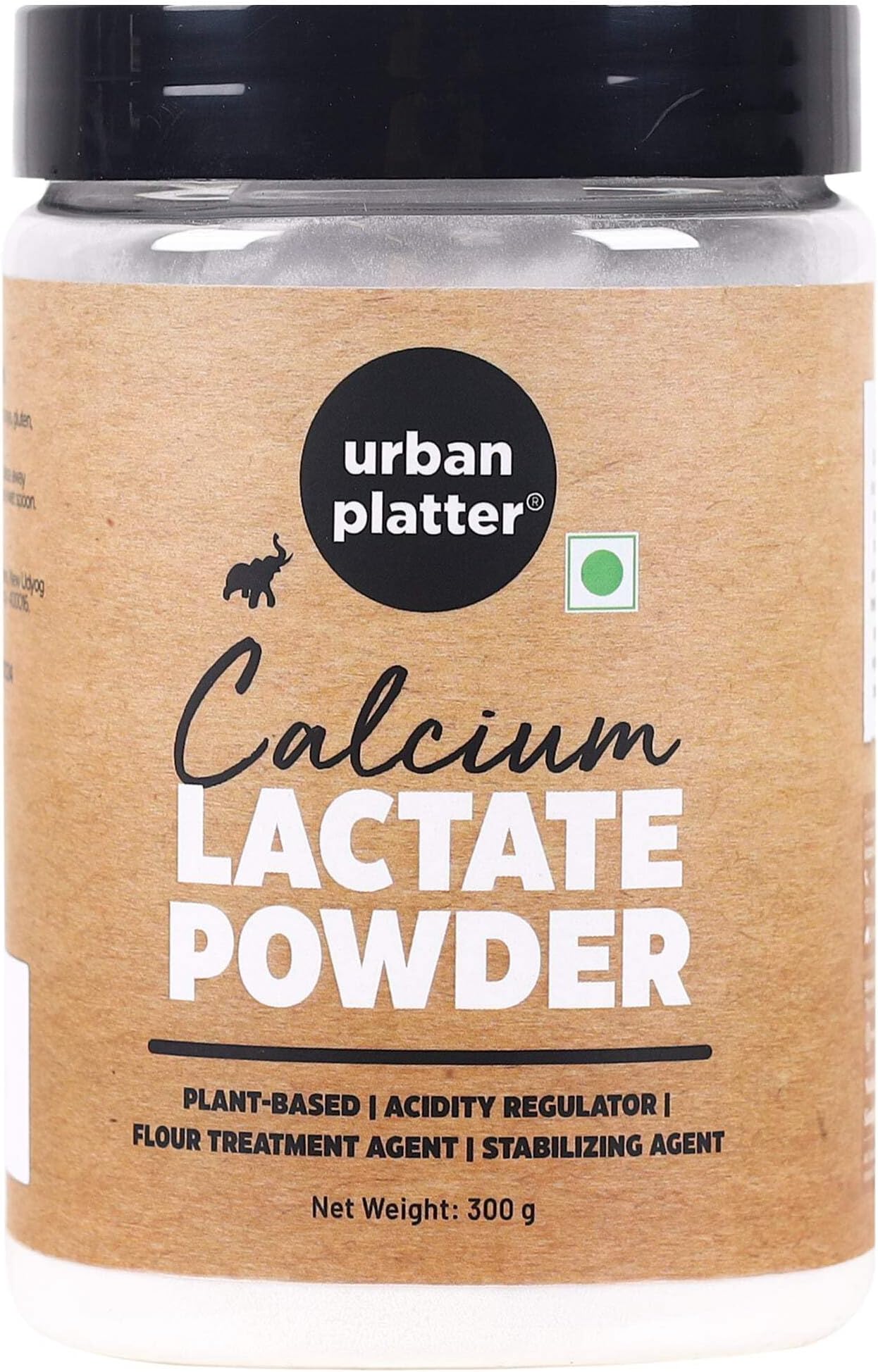 Calcium Lactate Powder, 300 Gm (10.58 OZ) [Source of Calcium Spherification Bone Health]