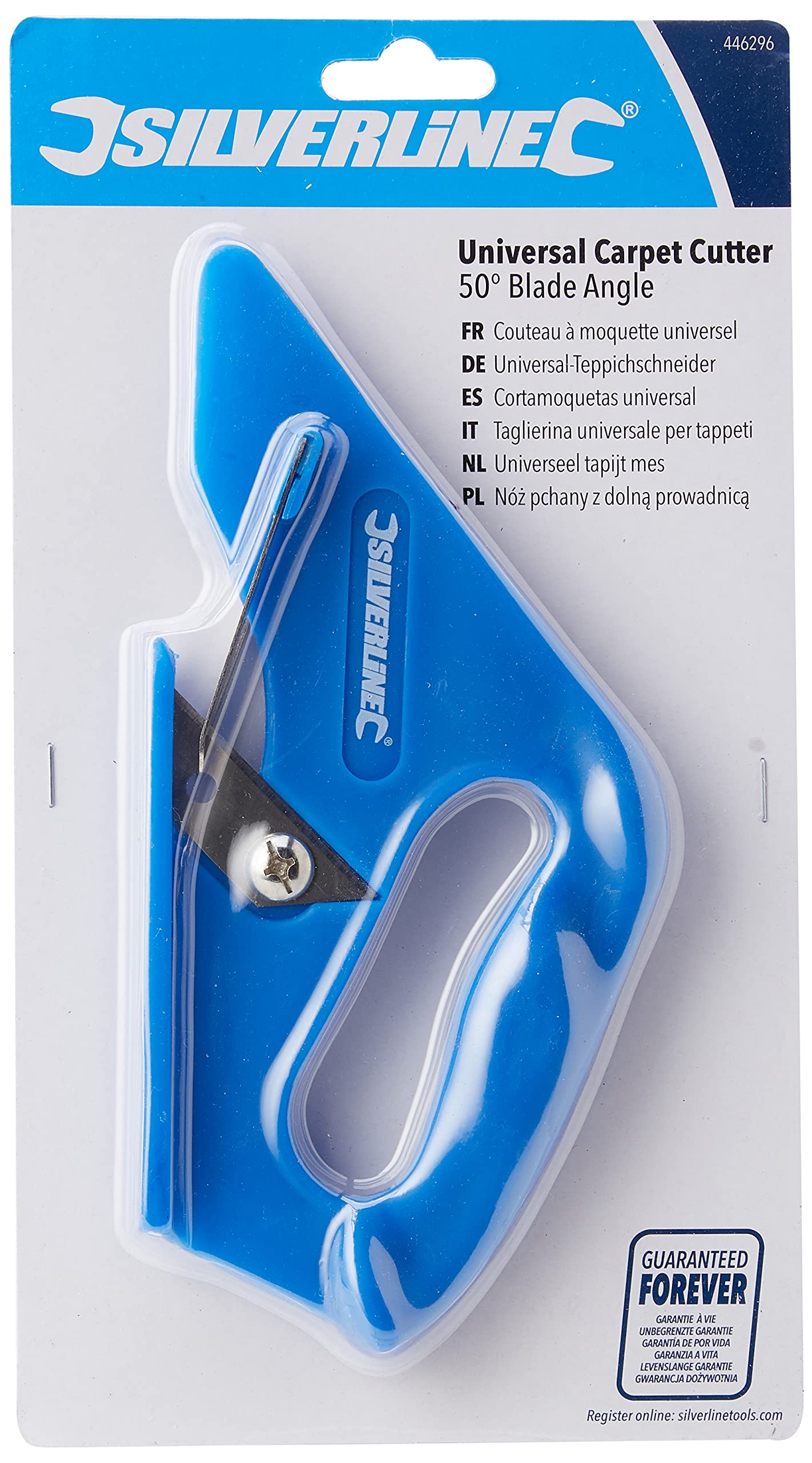 Taglierina Universale Per Tappeti Con Lama In Acciaio SK5 – Manico Ergonomico E Cambio Lama Rapido