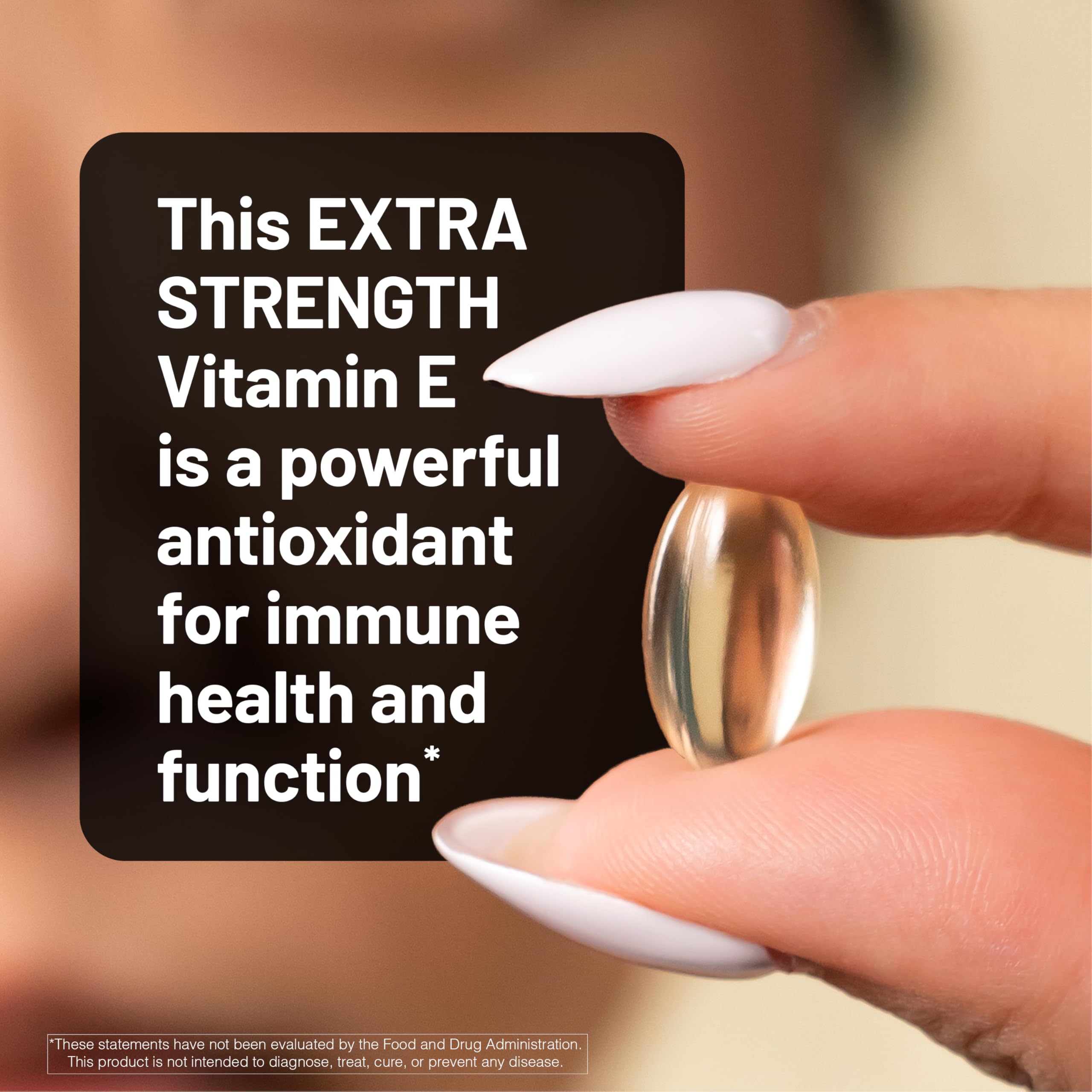 NatureWise Vitamin E 1000 IU Softgels (450mg dL-Alpha) - Vegan, Gluten-Free, Soy-Free, Non-GMO Antioxidant Dietary Supplement for Skin, Heart, Eye, and Immune Health Support - 60-Day Supply, 120 Count — Amazon image 7