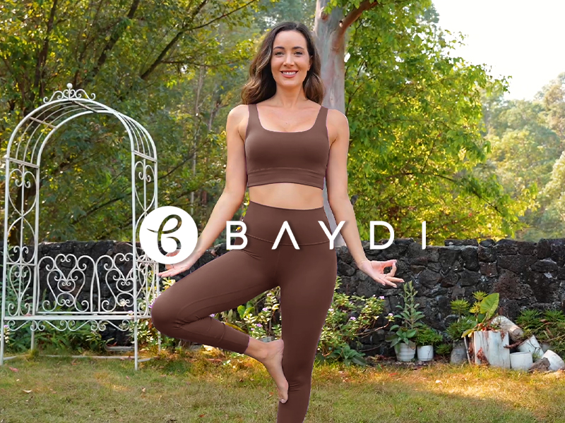 No See Through Tummy Control Cycling Workout Yoga Pants - View #3