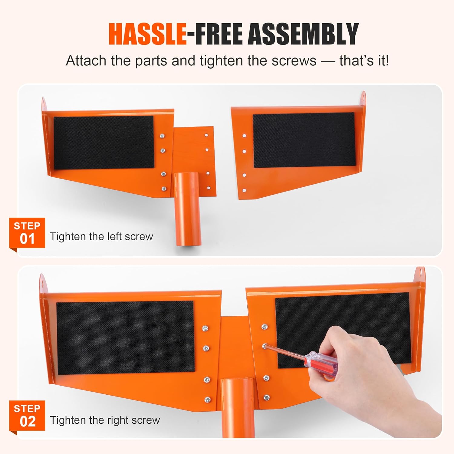 Ladder Gutter Guard Protector & Stabilizer, Heavy Duty Metal Construction, Protect Gutters from Scratches and Dents, Prevent Ladder Slippage, Accessory for Roof & Gutter Cleaning Safety