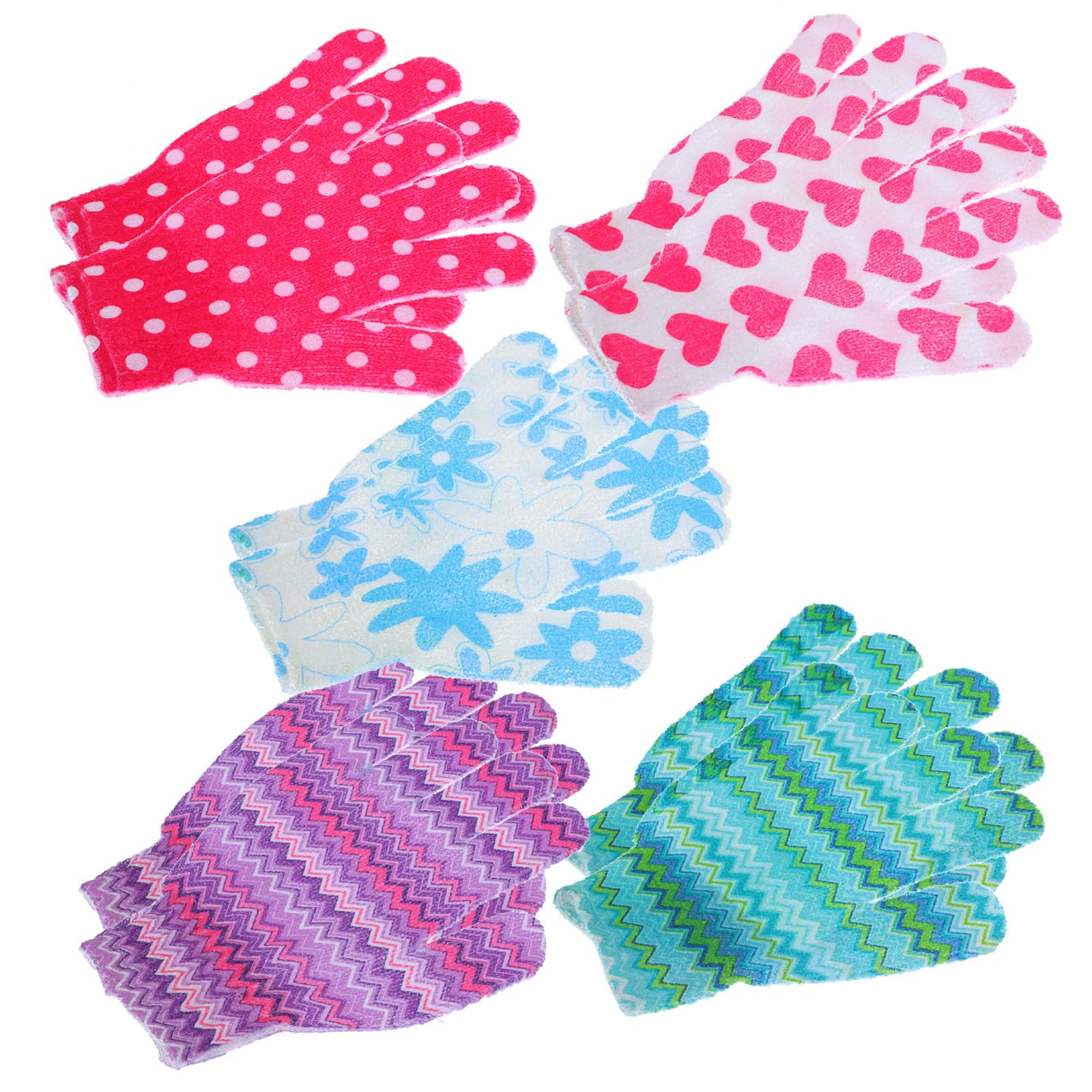 FRCOLOR 30 Pezzi Guanti Da Bagno Bagno Pulire Bagno Di Massaggio Scrubber Guanti Da Bagno Di Massaggio Luffa Guanti Guanti Esfolianti Pratico Guanto Da Esfoliante Guanto Da